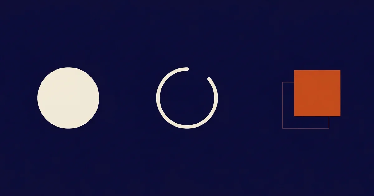 Editorial illustration of the three Core Web Vitals explained: loading, responsiveness and layout stability